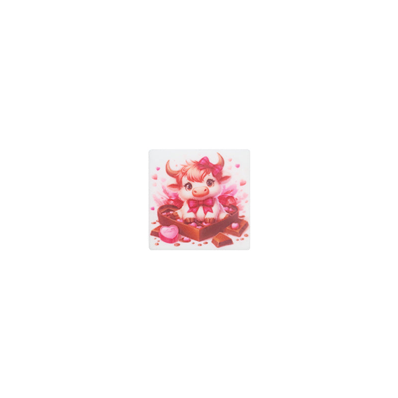Wholesale Cow 20pcs Silicone Beads DIY Accessories